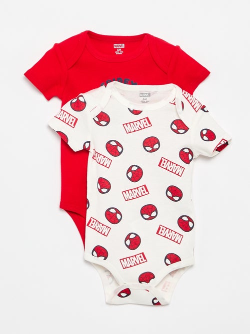 Pack de 2 bodies 'Spider-Man' 'Marvel' - Kiabi