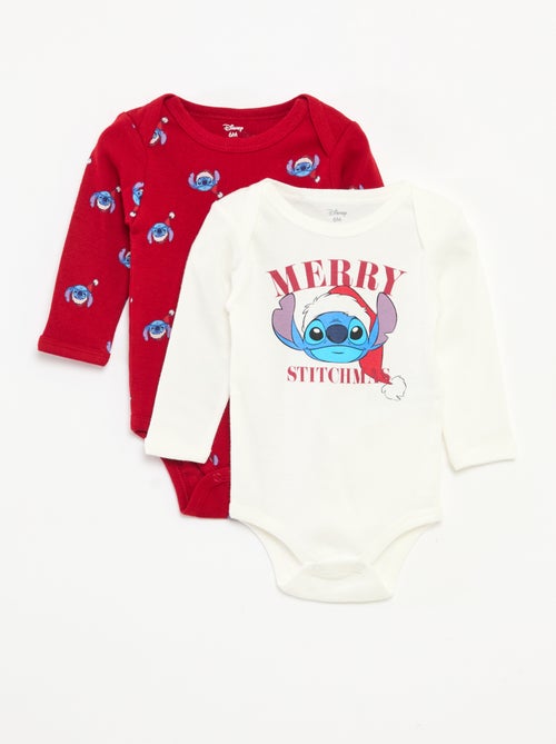 Pack de 2 bodies 'Stitch' 'Disney' - Kiabi