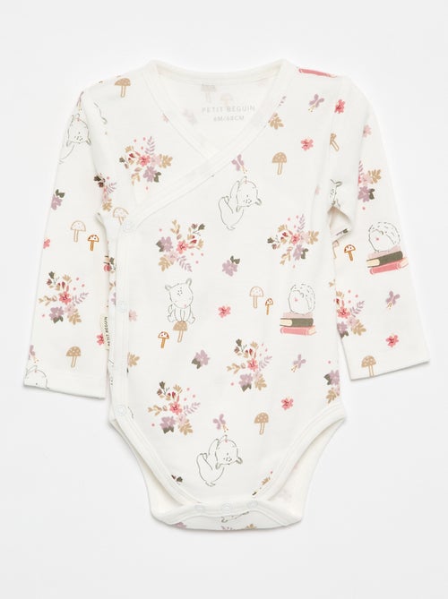 Pack de 2 bodys 'Petit Béguin' - Kiabi Pack de 2 bodys 'Petit Béguin' - Kiabi