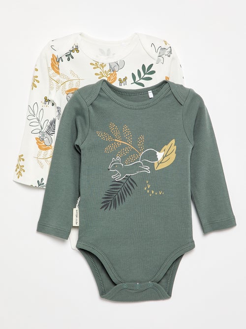 Pack de 2 bodys 'Petit Béguin' - Kiabi Pack de 2 bodys 'Petit Béguin' - Kiabi