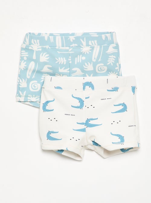 Pack de 2 boxers de banho - Kiabi Pack de 2 boxers de banho - Kiabi