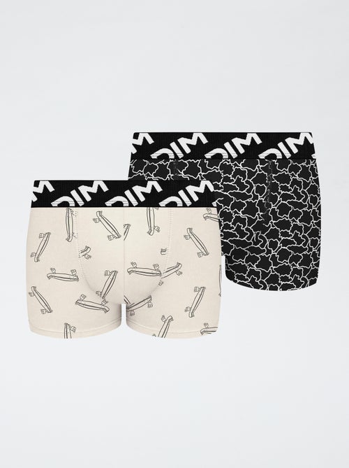 Pack de 2 boxers 'Dim' estampados - Kiabi