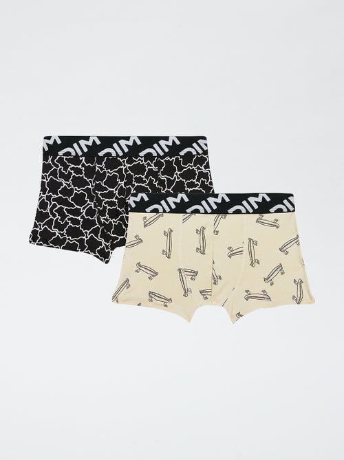 Pack de 2 boxers 'Dim' estampados - Kiabi