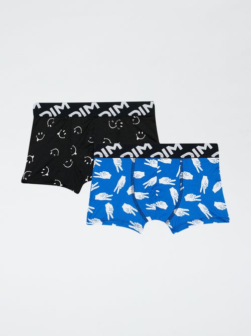 Pack de 2 boxers 'Dim' estampados - Kiabi