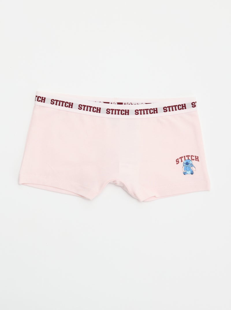 Pack de 2 boxers \'Disney\' \'Stitch\' Rosa - Kiabi
