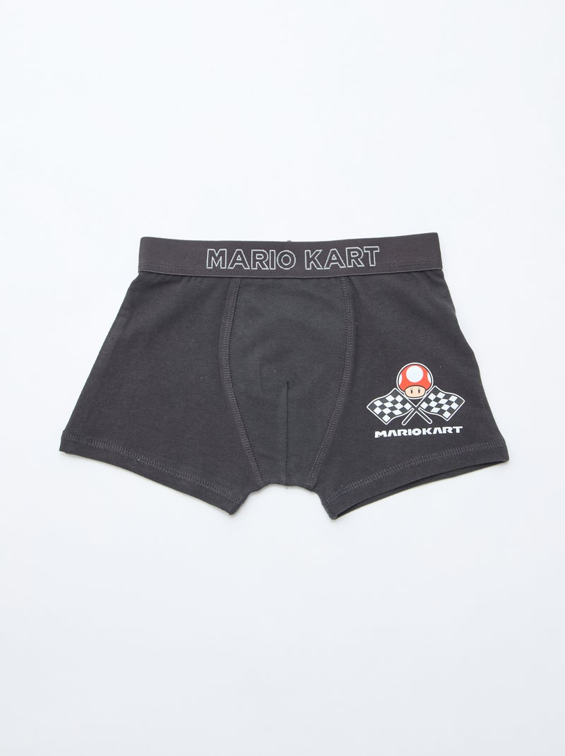 Pack de 2 boxers 'Mario Kart' 'Nintendo' Preto - Kiabi