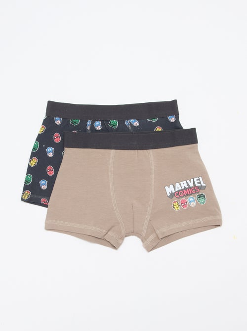 Pack de 2 boxers 'Marvel' - Kiabi