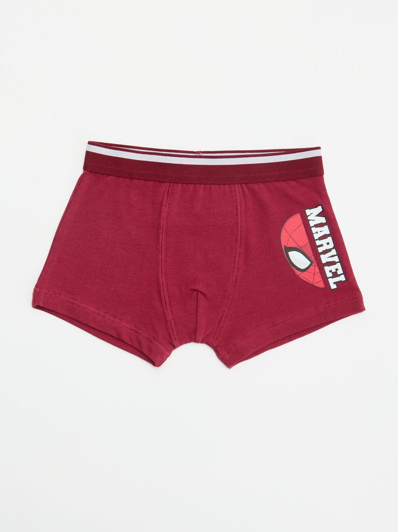 Pack de 2 boxers 'Marvel' 'Spider-man' Azul - Kiabi