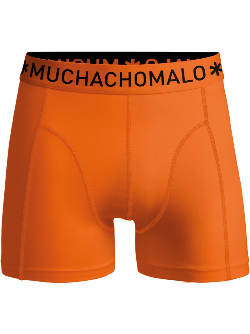 Pack de 2 boxers muchachomalo Preto Laranja Preto - Kiabi