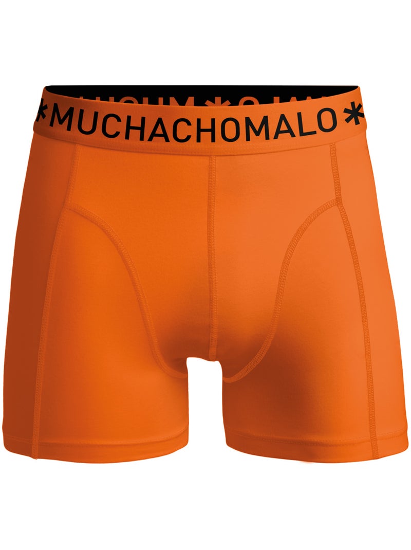 Pack de 2 boxers muchachomalo Preto Laranja Preto - Kiabi