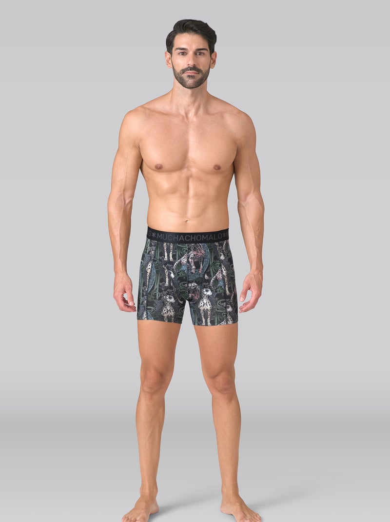 Pack de 2 boxers Muchachomalo Preto Preto - Kiabi