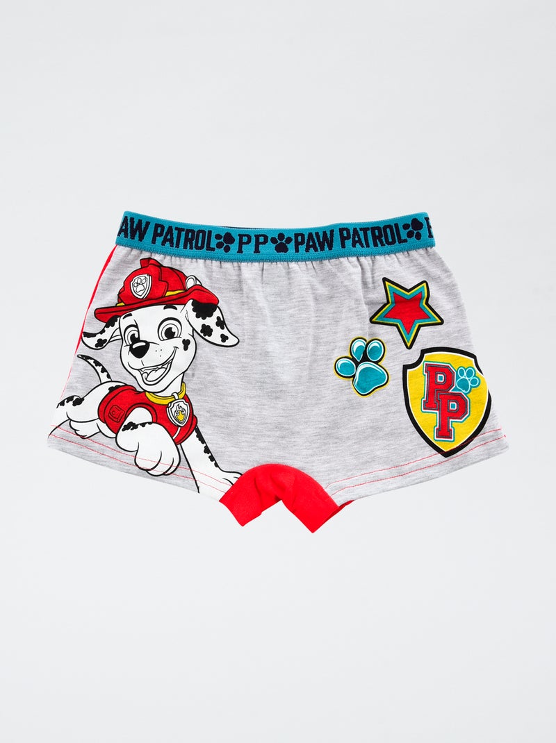 Pack de 2 boxers 'Patrulha Pata' em algodão Cinza - Kiabi
