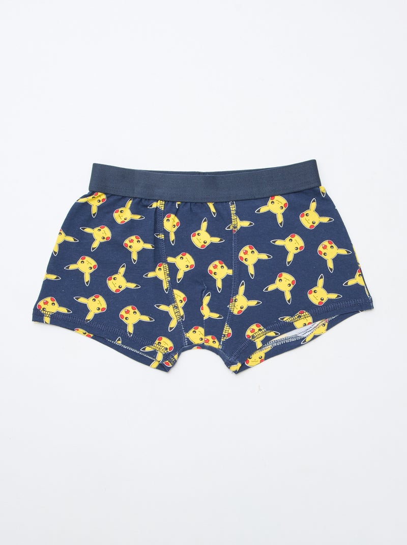 Pack de 2 boxers 'Pokemon' Azul - Kiabi