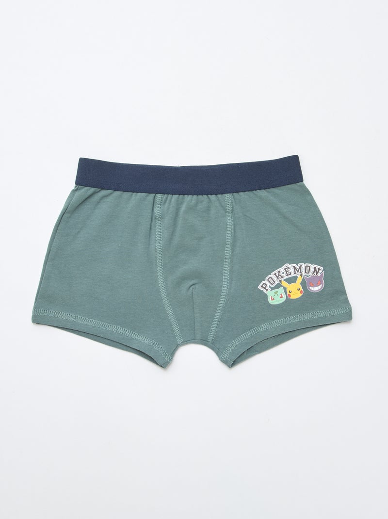 Pack de 2 boxers 'Pokemon' Azul - Kiabi