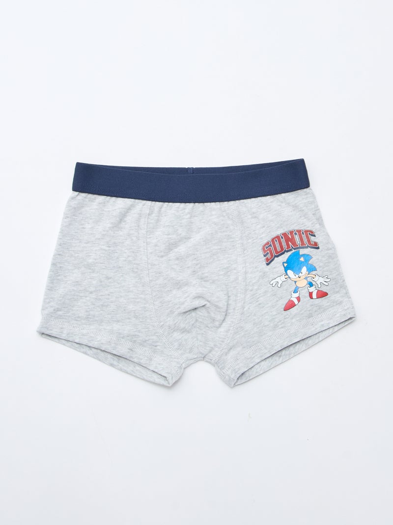 Pack de 2 boxers 'Sonic' Azul - Kiabi