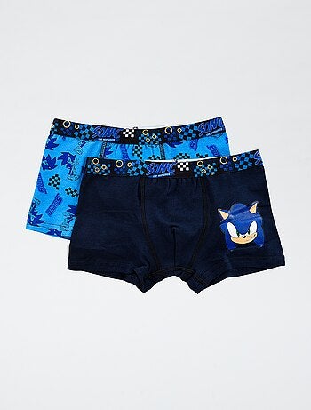 Pack de 2 boxers 'Sonic' em algodão