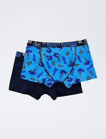 Conjunto de 2 boxers 'Sonic' em algodão