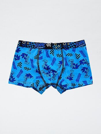 Conjunto de 2 boxers 'Sonic' em algodão