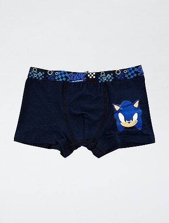 Conjunto de 2 boxers 'Sonic' em algodão