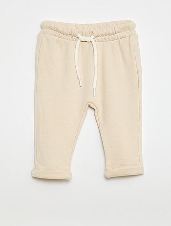 Pack de 2 calças de jogging em french terry