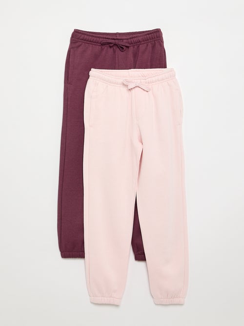 Pack de 2 Calças de jogging - Kiabi Pack de 2 Calças de jogging - Kiabi