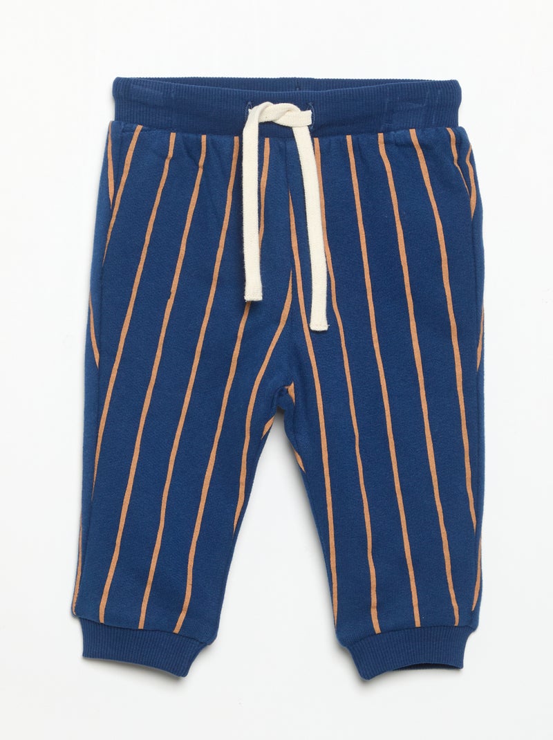 Pack de 2 calças de moletão Azul - Kiabi
