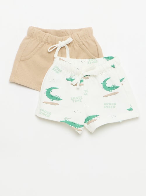 Pack de 2 calções - Kiabi