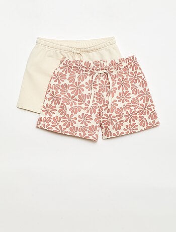 Pack de 2 calções de algodão