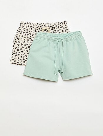 Pack de 2 calções de algodão