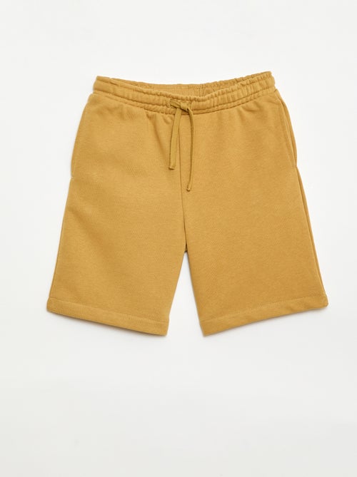 Pack de 2 calções de algodão lisos - Kiabi