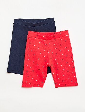 Pack de 2 calções de ciclista