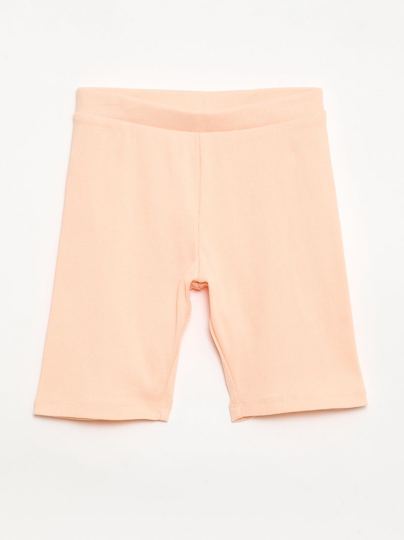 Pack de 2 calções de ciclista Laranja - Kiabi