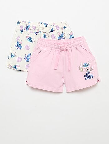 Pack de 2 calções 'Disney' em moletão não cardado