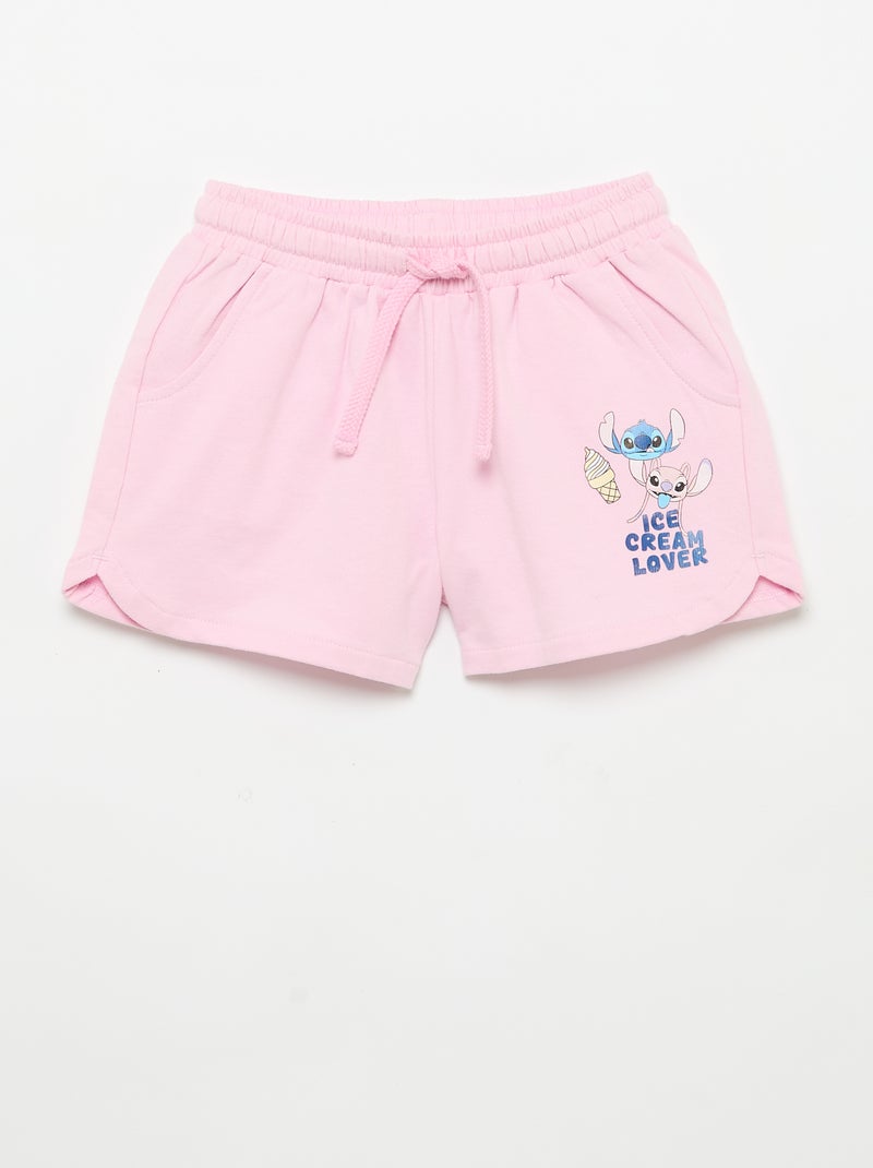 Pack de 2 calções \'Disney\' em moletão não cardado Rosa - Kiabi