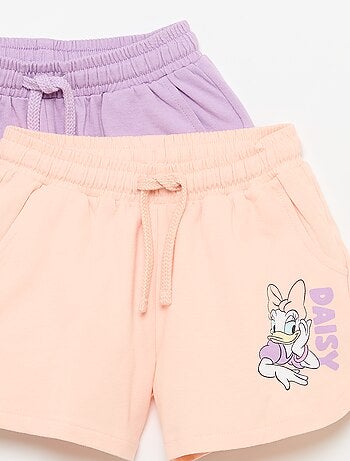 Pack de 2 calções 'Disney' em moletão não cardado