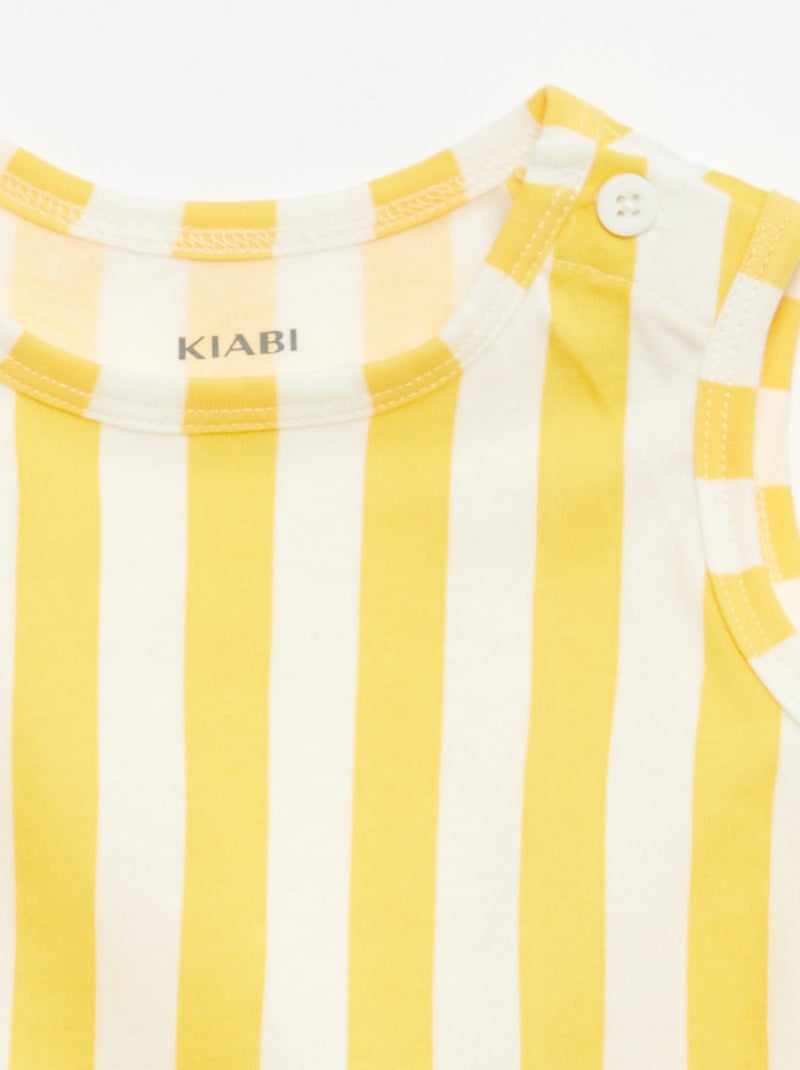 Pack de 2 camisolas Amarelo - Kiabi