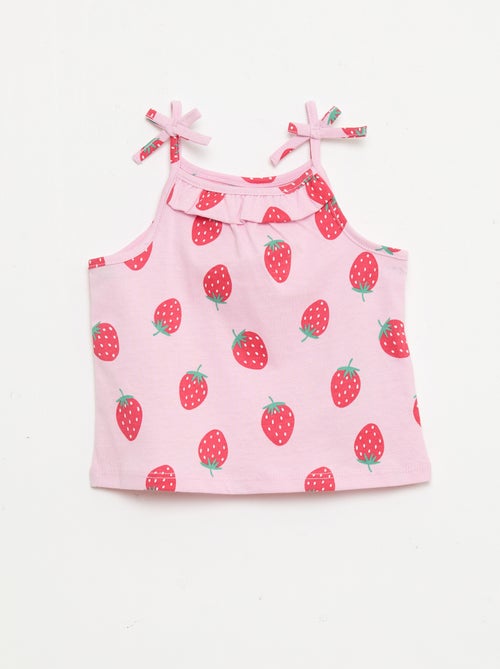 Pack de 2 camisolas de alças - Kiabi