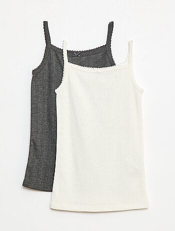 Pack de 2 camisolas de algodão