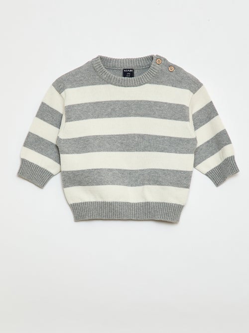 Pack de 2 camisolas de malha compacta - Kiabi