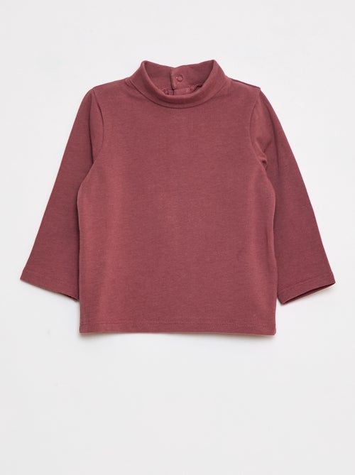 Pack de 2 camisolas interiores de gola alta - Kiabi