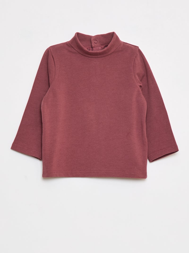 Pack de 2 camisolas interiores de gola alta Branco - Kiabi