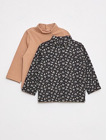 Pack de 2 camisolas interiores de gola alta