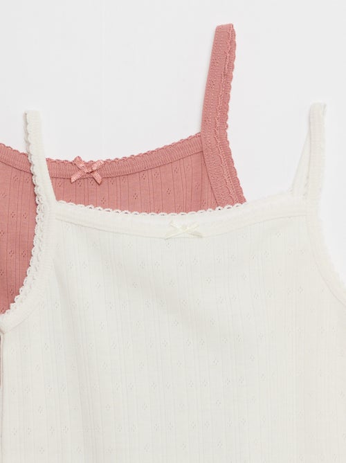 Pack de 2 camisolas interiores termorreguladoras em algodão - Kiabi