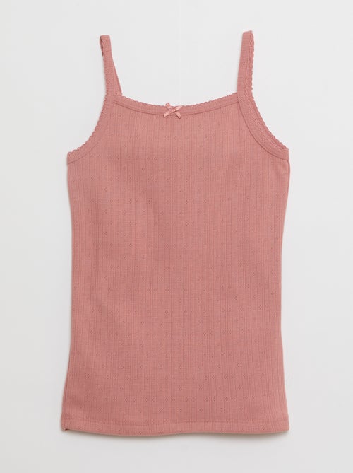 Pack de 2 camisolas interiores termorreguladoras em algodão - Kiabi