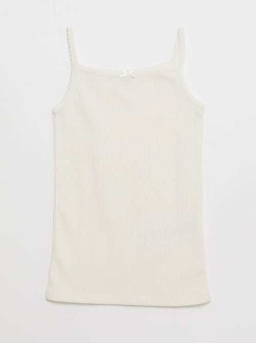 Pack de 2 camisolas interiores termorreguladoras em algodão - Kiabi