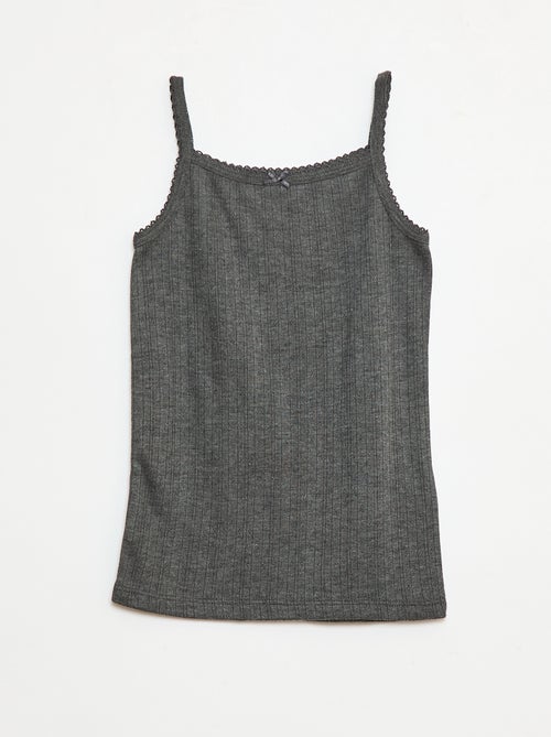 Pack de 2 camisolas interiores termorreguladoras em algodão - Kiabi