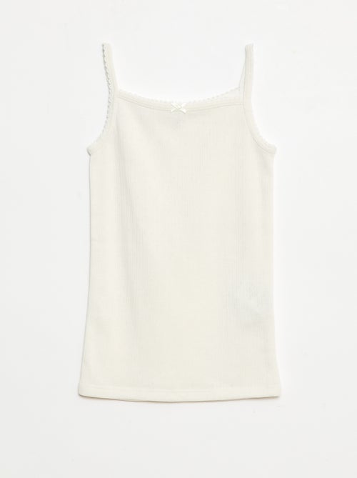 Pack de 2 camisolas interiores termorreguladoras em algodão - Kiabi