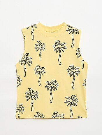 Pack de 2 camisolas sem mangas com gola redonda