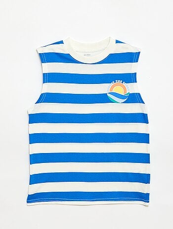 Pack de 2 camisolas sem mangas com gola redonda