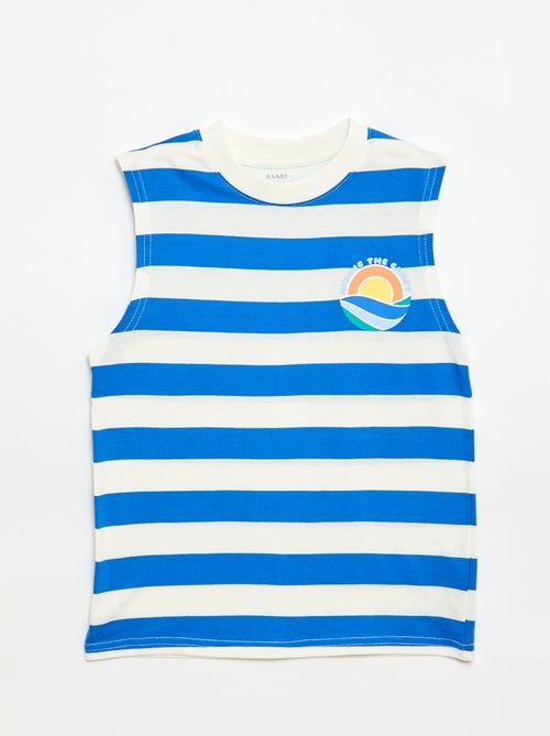 Pack de 2 camisolas sem mangas com gola redonda - Kiabi